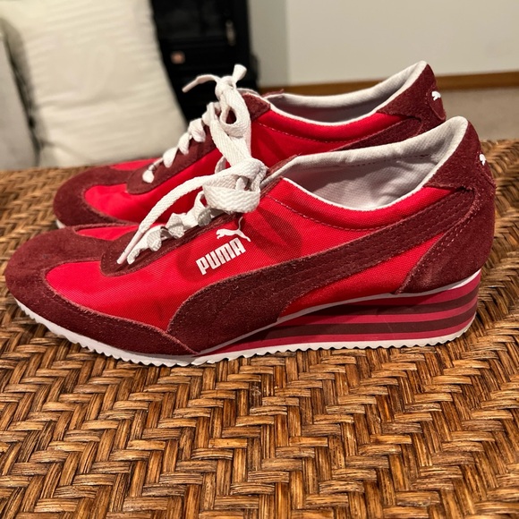 PUMA Caroline Wedge Fashion Sneaker Shoes Virtual Pink Women’s SIZE 7.5 - Picture 1 of 8